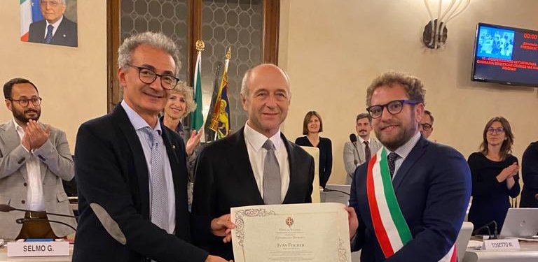 Iván Fischer receives honorary citizenship in Vicenza